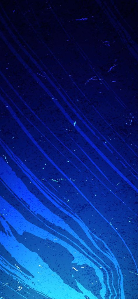 Abstract wallpaper with dynamic diagonal brush strokes in navy to cyan gradient for iPhone
