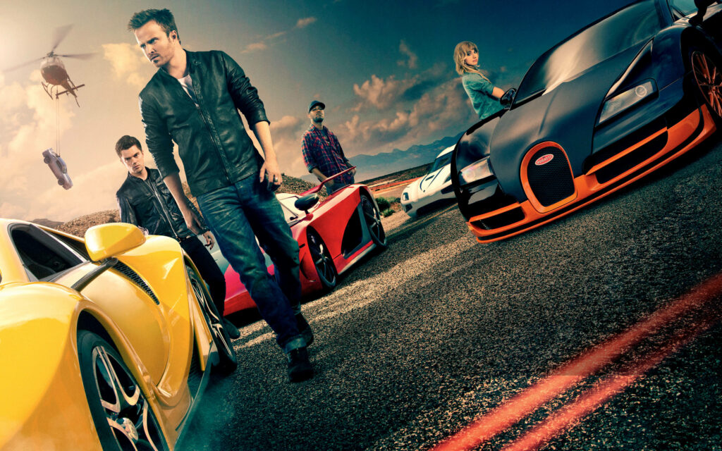 Dynamic Need For Speed Wallpaper: Cast with Luxury Sports Cars