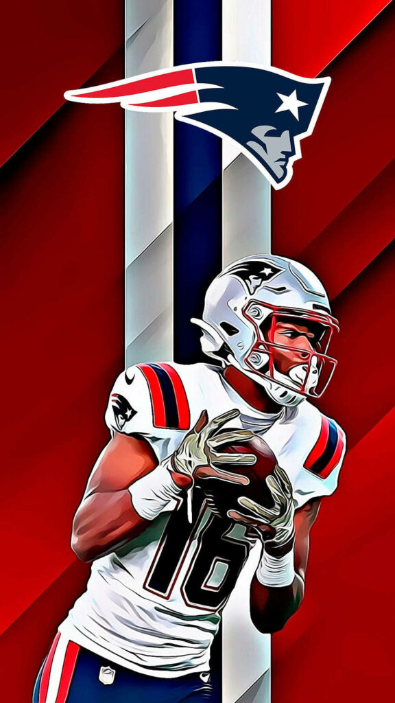 Dynamic Patriots Player Wallpaper for iPhone – Perfect for Sports Fans