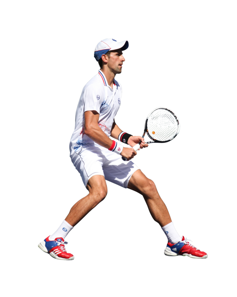 Dynamic Novak Djokovic Tennis Wallpaper: Focus & Skill in Action