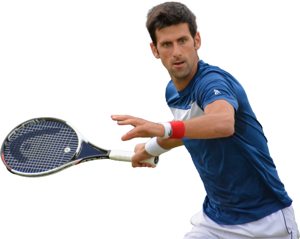 Dynamic Novak Djokovic Tennis Wallpaper: Focused & Determined Look