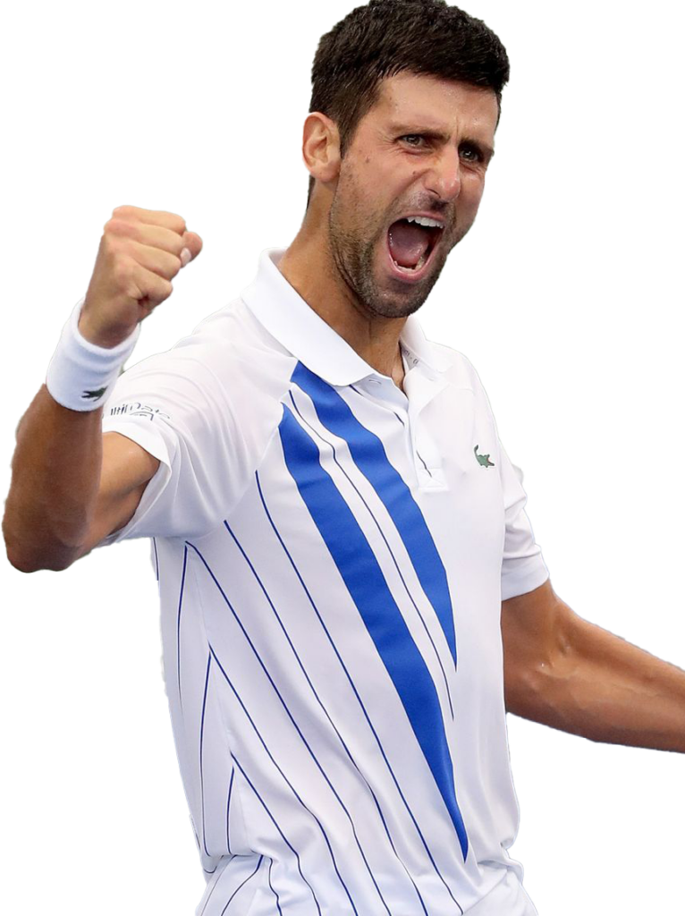 Novak Djokovic Victory Celebration Wallpaper - Dynamic Tennis Energy