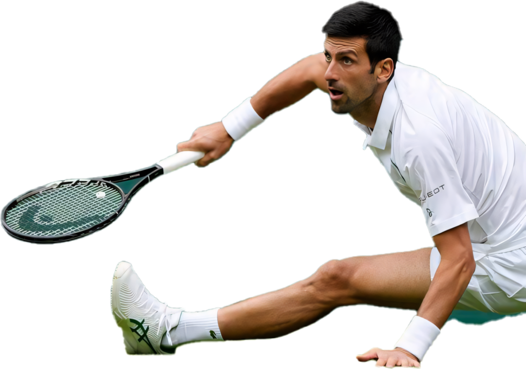Dynamic Novak Djokovic Wallpaper: Athleticism & Focus in Action