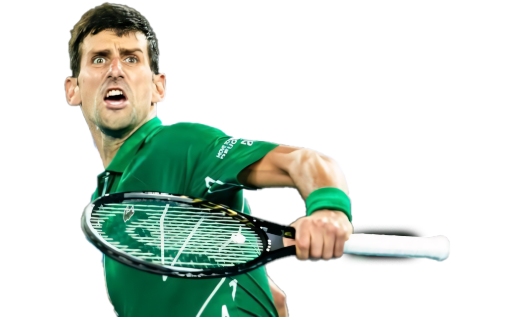 Intense Novak Djokovic Wallpaper: Passion & Focus in Tennis