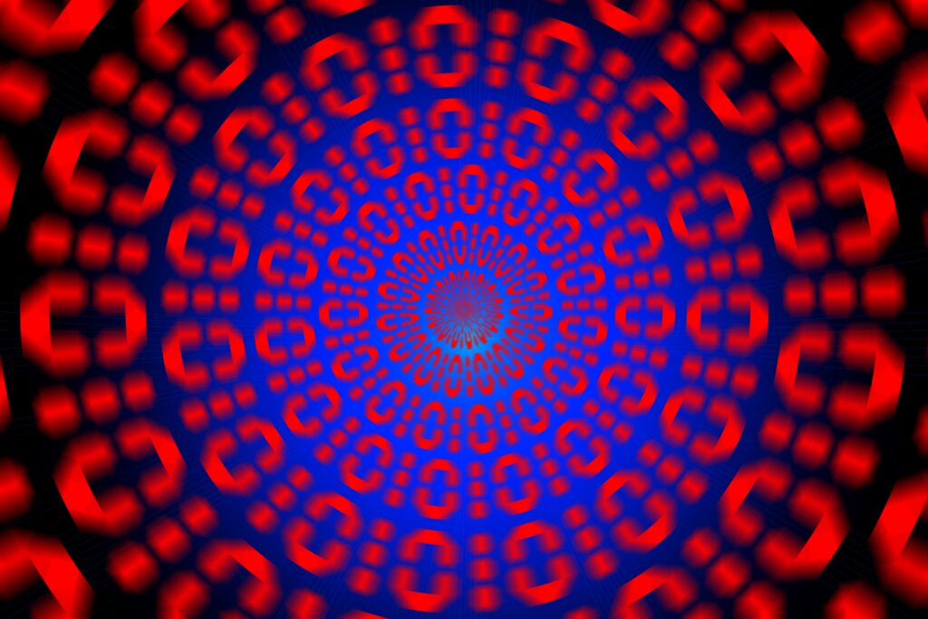 Dynamic Binary Code Wallpaper: Captivating Optical Illusion Background
