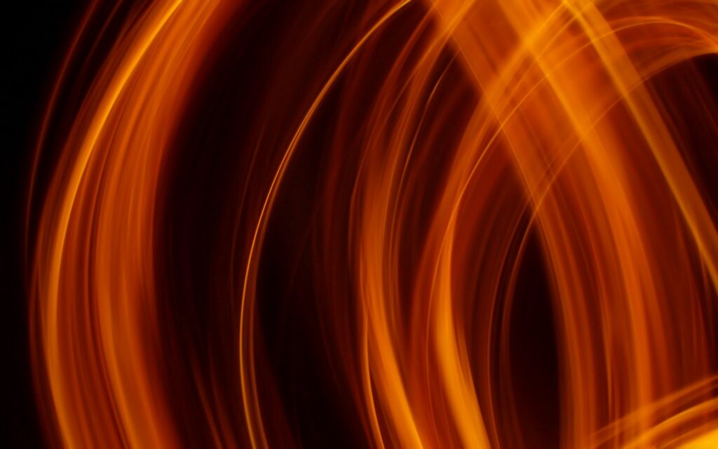 Dynamic Orange Light Trails Wallpaper | 1920x1200 Background
