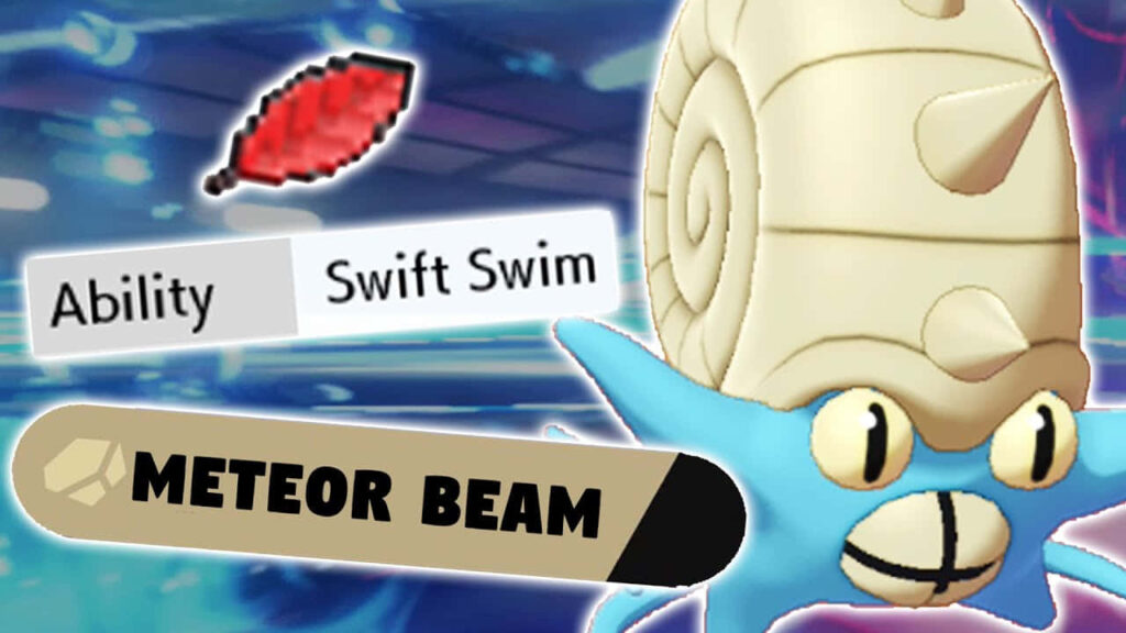 Omastar Swift Swim Wallpaper: Dynamic Design with Meteor Beam Action