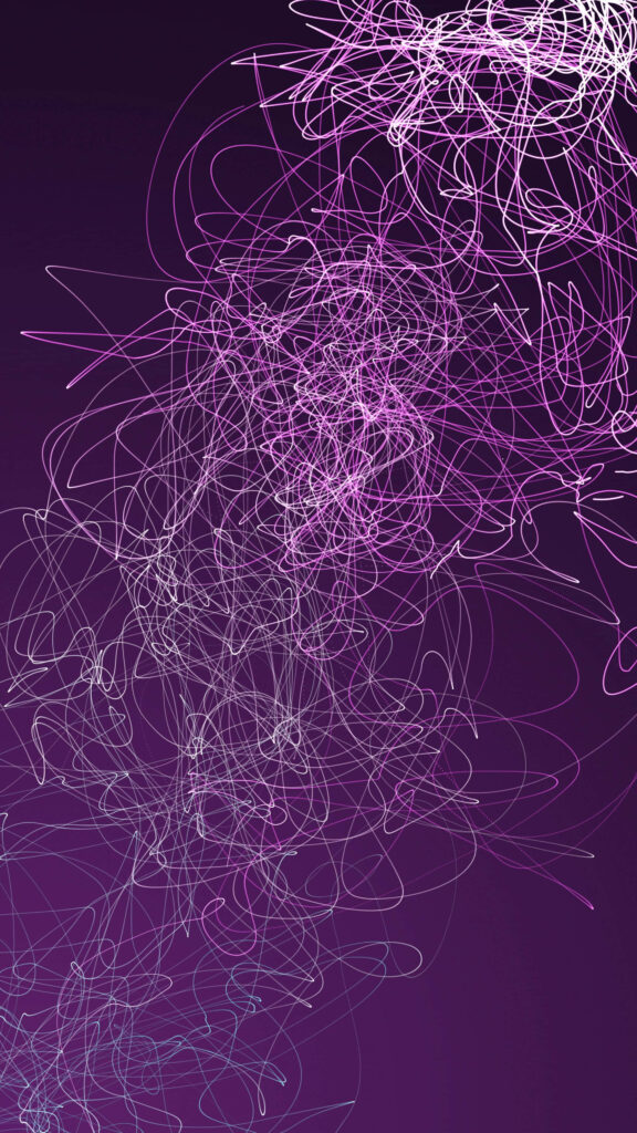 Dynamic Purple Abstract Lines Wallpaper - Modern Background Design