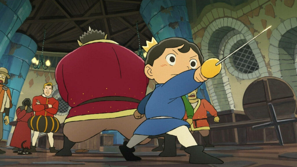 Epic Ranking of Kings Wallpaper: Bojji's Intense Sword Fight Scene