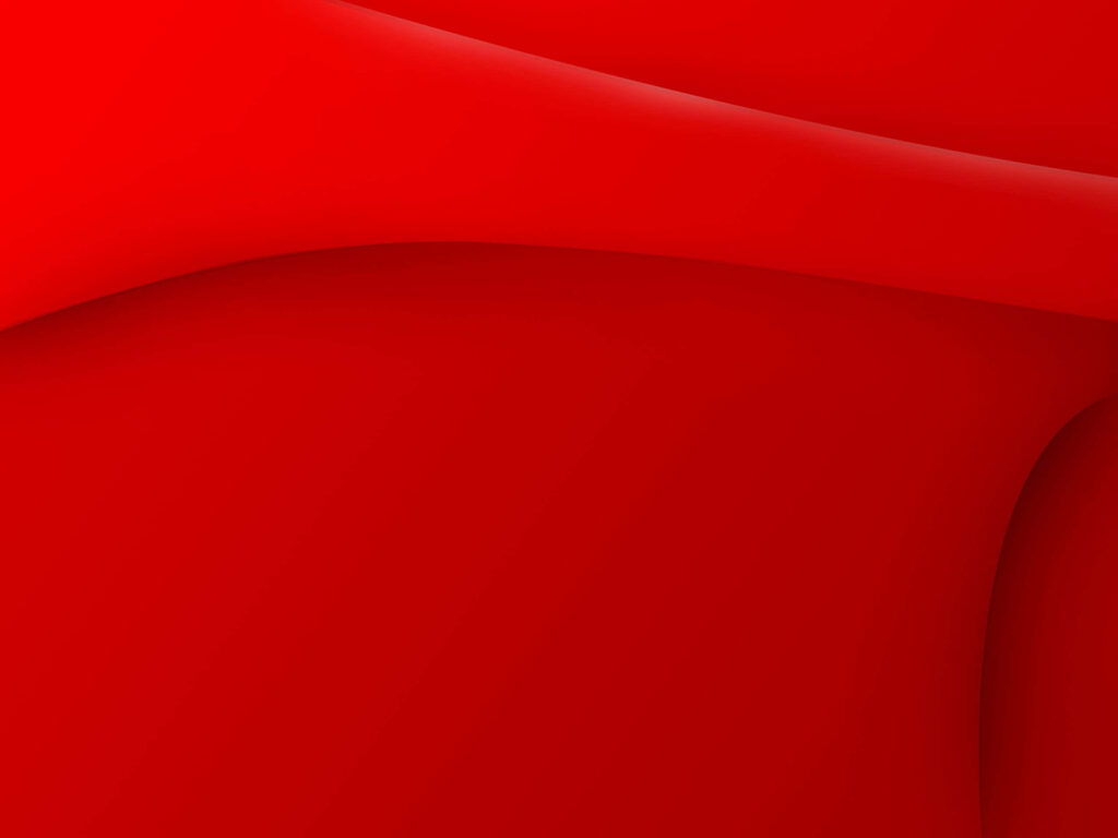 Dynamic Red Abstract Wallpaper: Smooth Wavy Shapes & Vibrant Depth