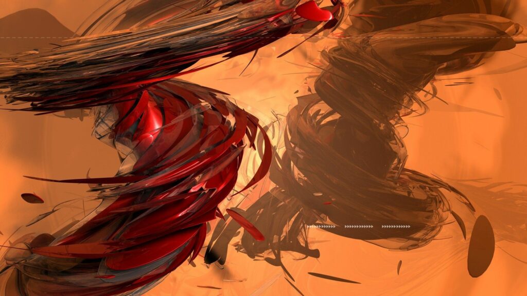Dynamic Red & Brown Abstract Wallpaper - 1920x1080 Background