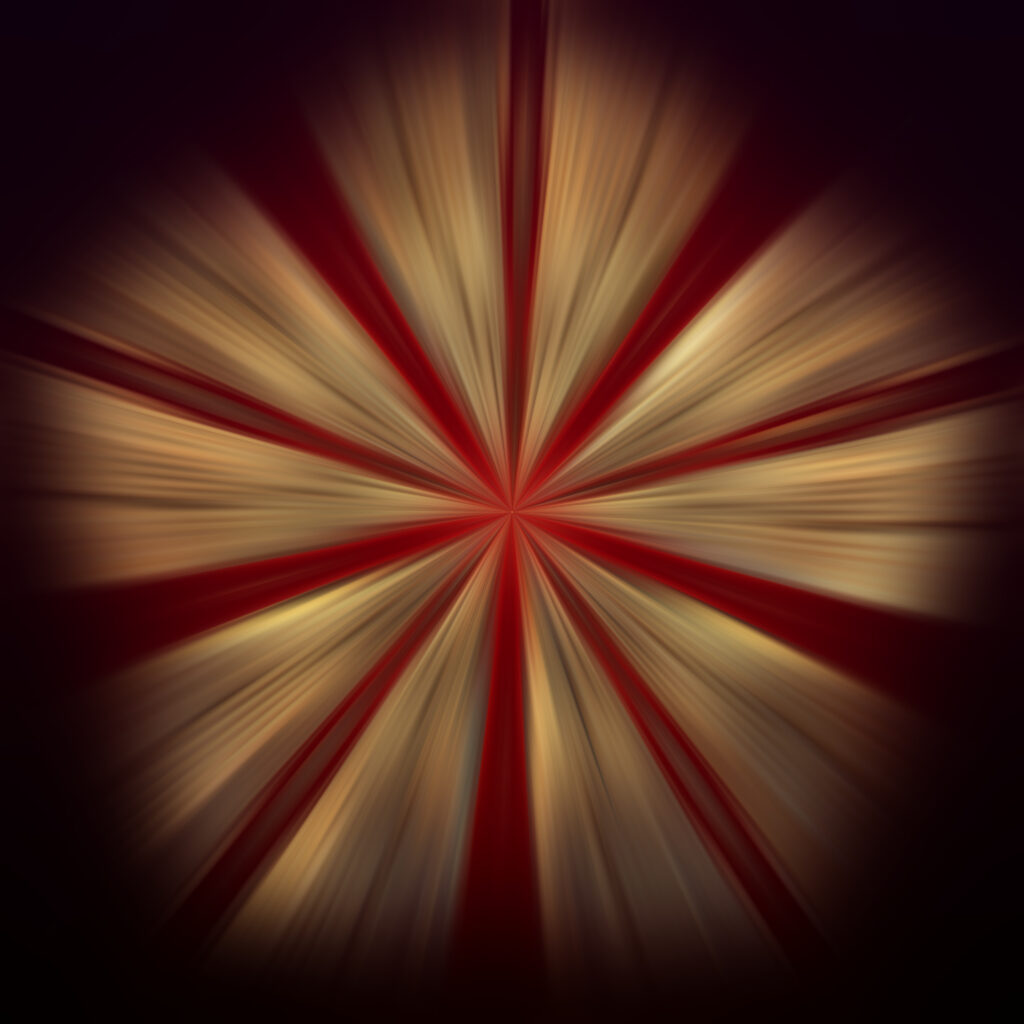 Dynamic Red & Gold Optical Illusion Wallpaper - 4096x4096 Background