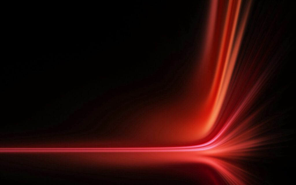 Colorful Curved Lines Wallpaper - Striking Red & Orange Design
