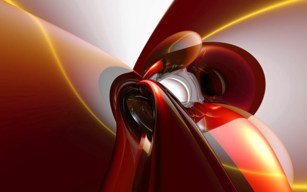 Dynamic Red & Orange Abstract Wallpaper - 1920x1200 Background