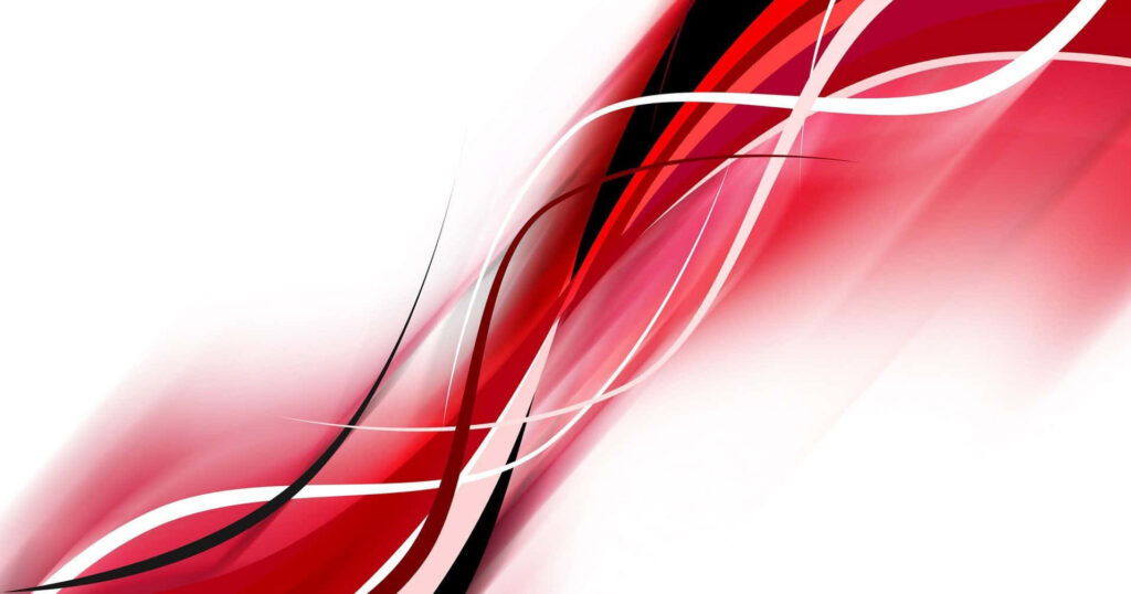 Vibrant Abstract Wallpaper: Red & White Lines on Gradient Background