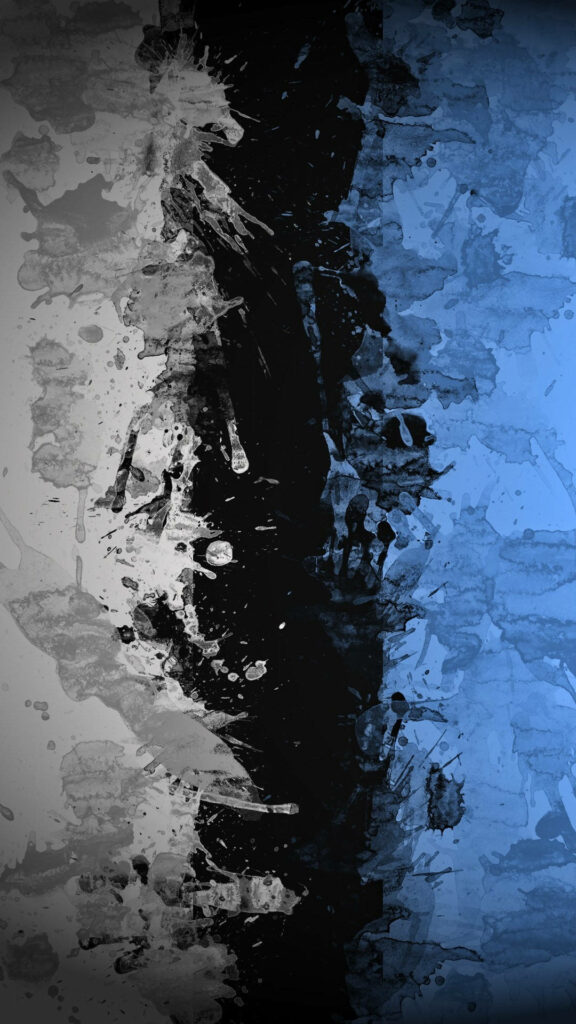 Dynamic Samsung Galaxy S4 Wallpaper: Abstract Paint Splash Design