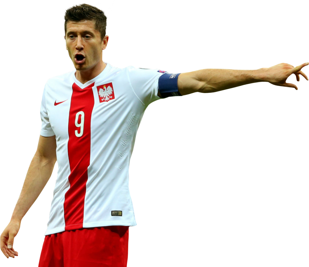 Dynamic Soccer Player in White & Red Jersey #9 - Field Wallpaper