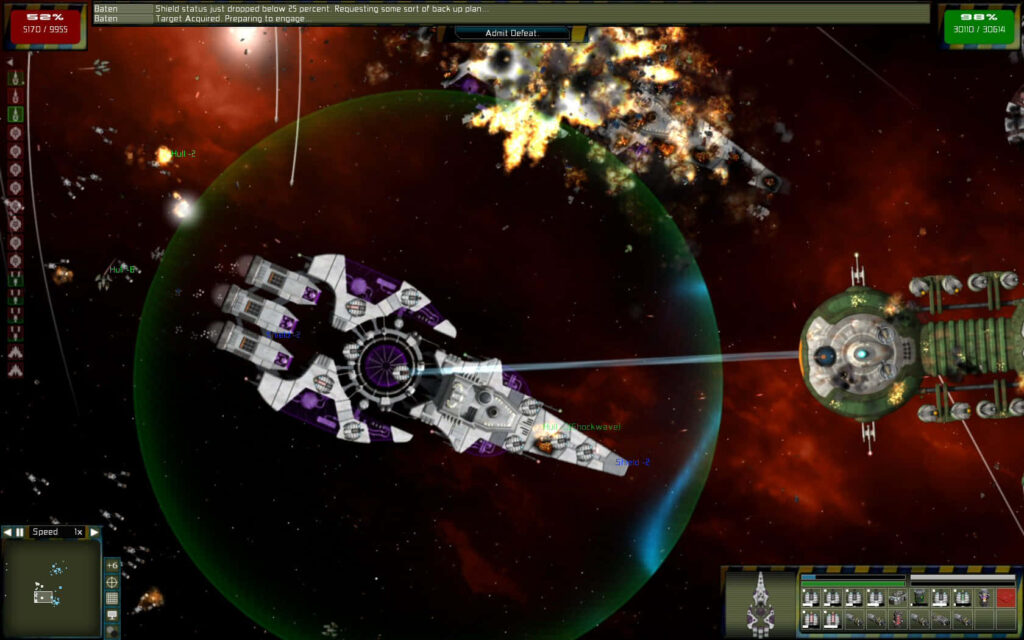 Intense Space Battle Wallpaper: Vibrant Combat Scene & Galactic Backdrop
