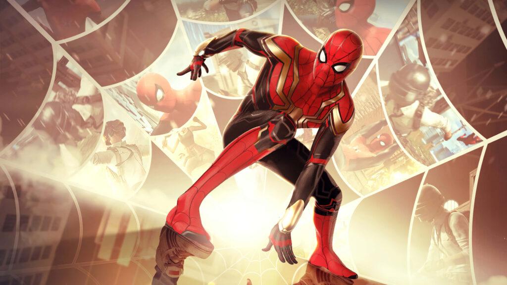 Spider-Man No Way Home Poster: Dynamic Wallpaper with Iconic Scenes