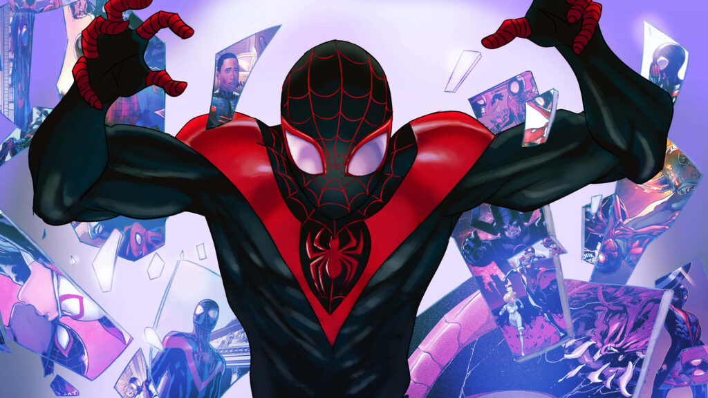 Dynamic Spider-Man Wallpaper: Action-Packed Poster Design
