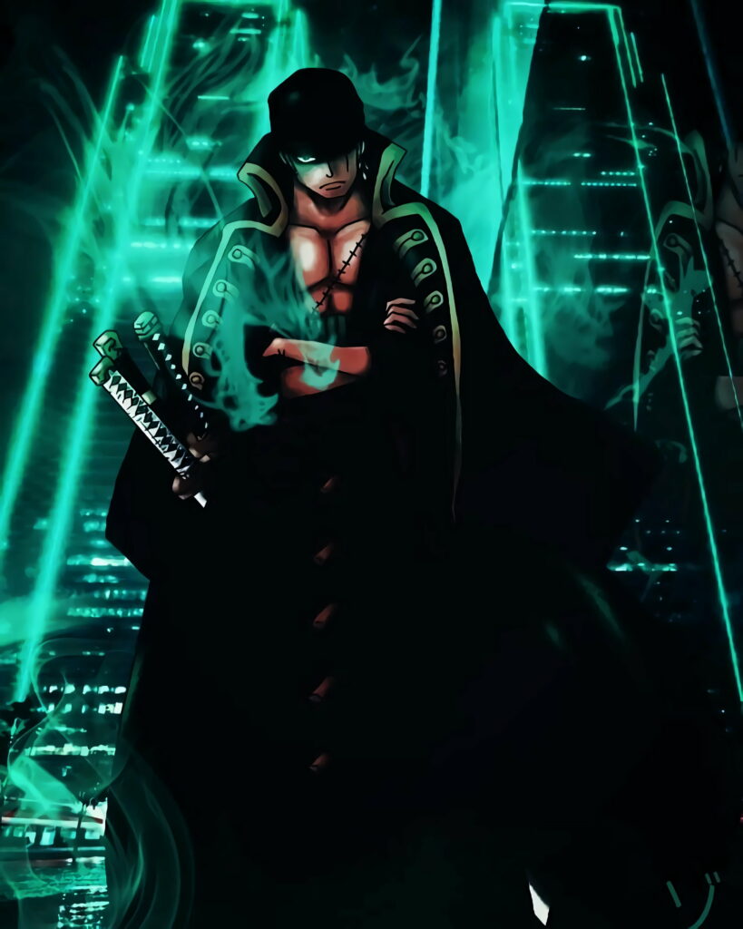Legendary Swordsman of the Grand Line: Roronoa Zoro, One Piece Anime Wallpaper in HD