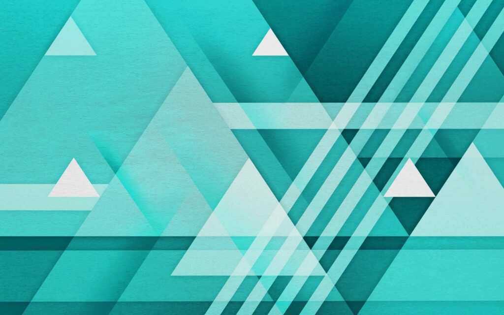 Dynamic Teal & Green Geometric Wallpaper for Modern Background