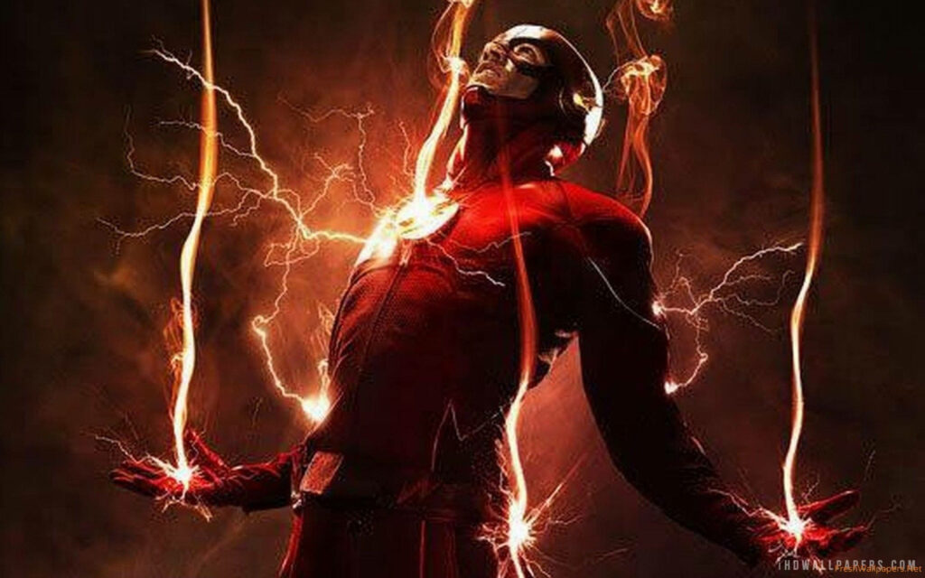 Dynamic The Flash Wallpaper: Lightning-Fueled Speed in Action