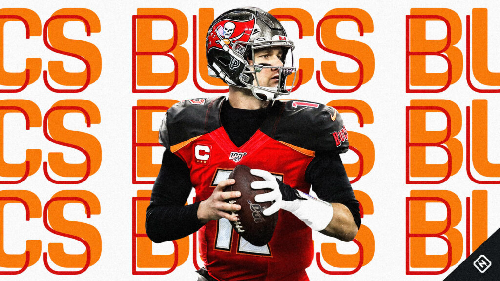 Tom Brady Dynamic Wallpaper: Buccaneers Jersey #12 Throwing Pass