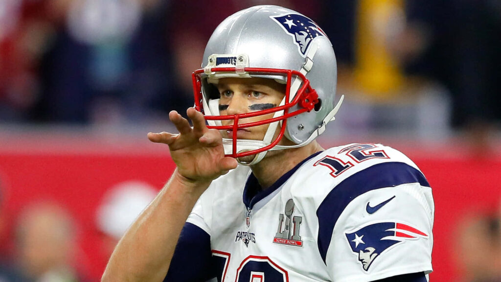 Dynamic Tom Brady Wallpaper: Action-Packed Patriots Background