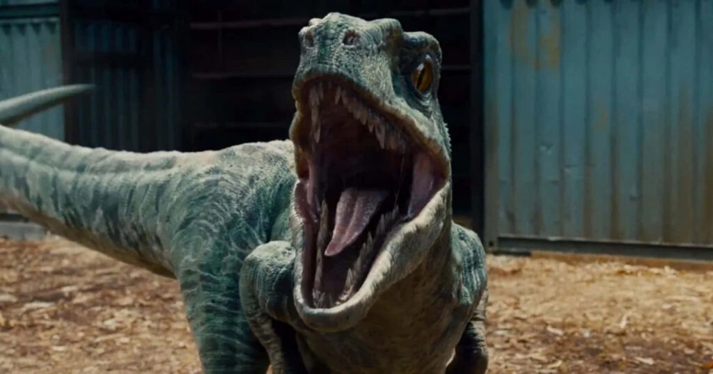 Dynamic Velociraptor Wallpaper: Fierce Jurassic World Background