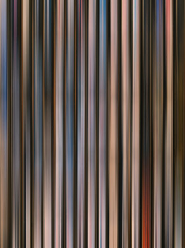 Dynamic Abstract Vertical Stripes Wallpaper - Colorful Distorted Background