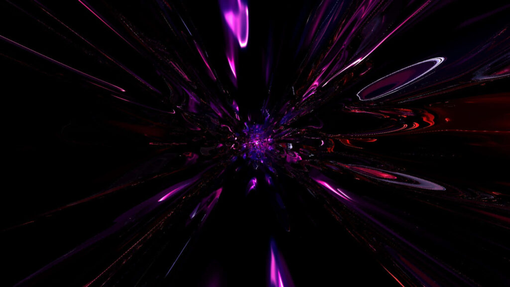 Violet Streaks Motion Blur Wallpaper - Immersive Dark Background