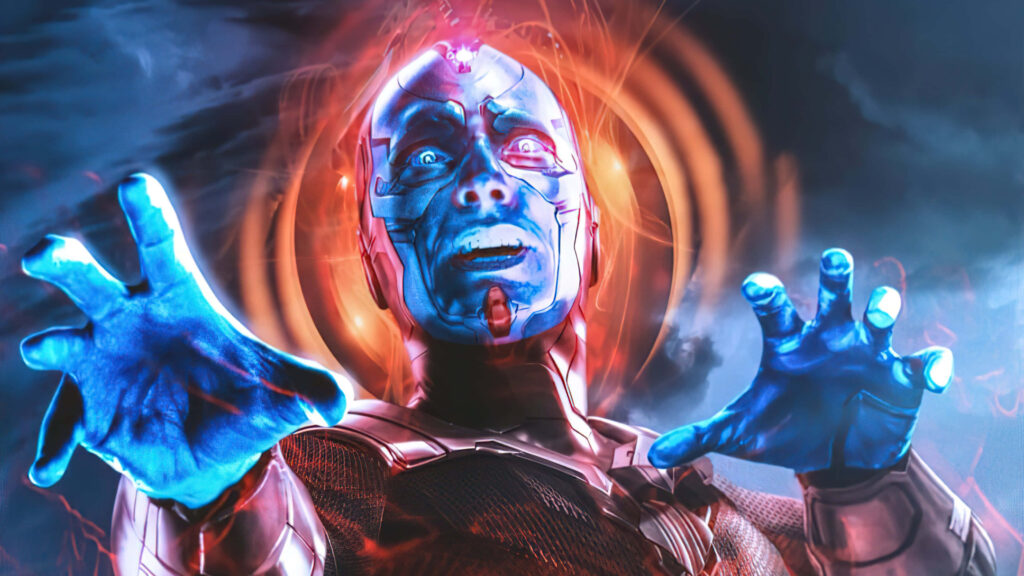 Vibrant Vision Wallpaper: Intense Energy & Dramatic Background