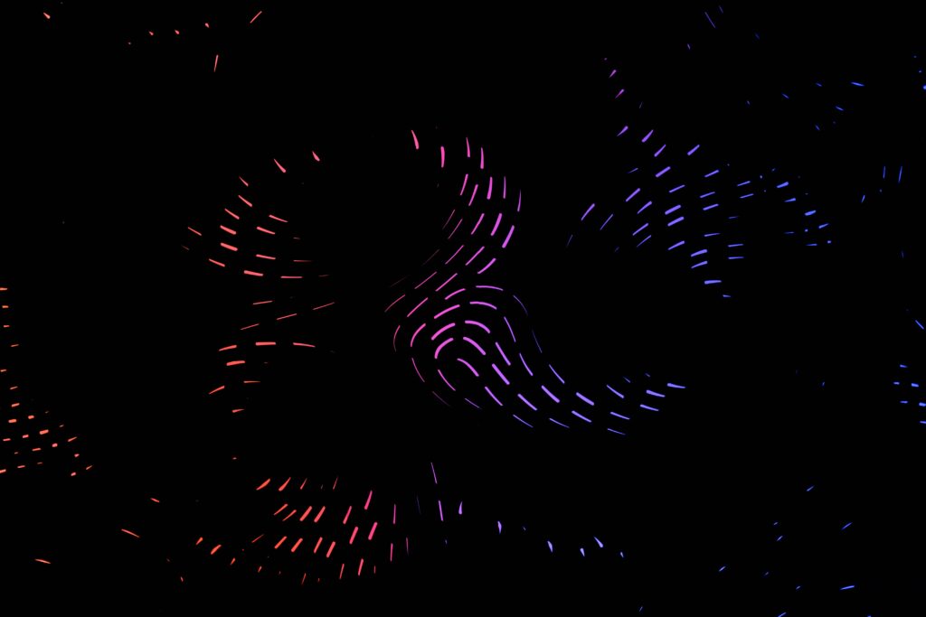 Stunning Wavy Light Patterns on Dark Background - 6000x4000 Wallpaper