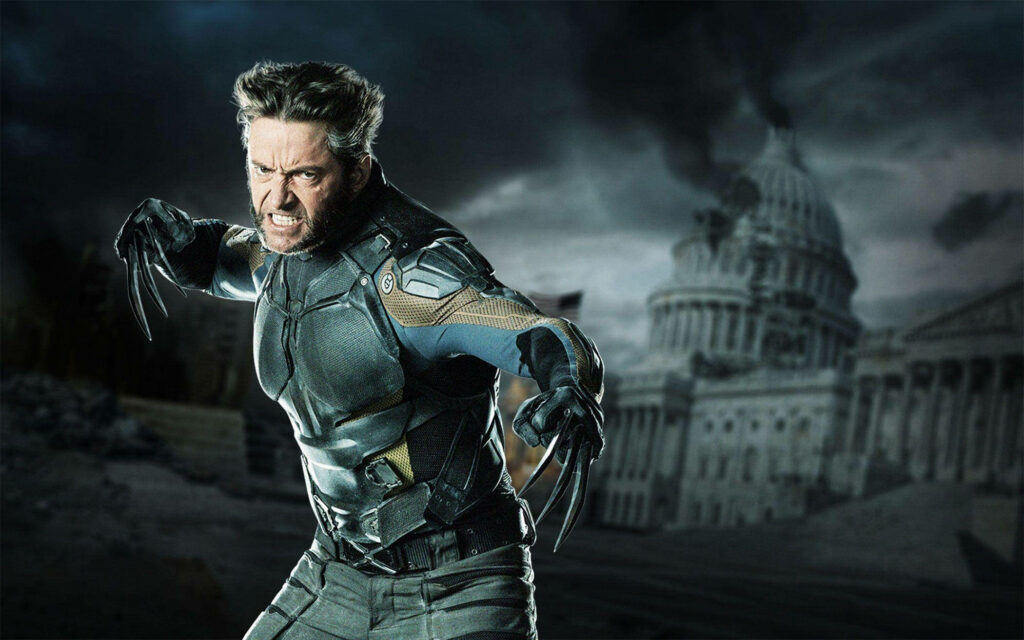 Dynamic Wolverine from X-Men: Intense Claws Wallpaper Background