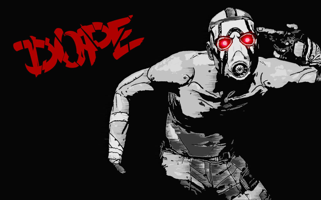 Guardian of the Toxic Depths: A Striking Anime Illustration with a Masked Vigilante Wallpaper
