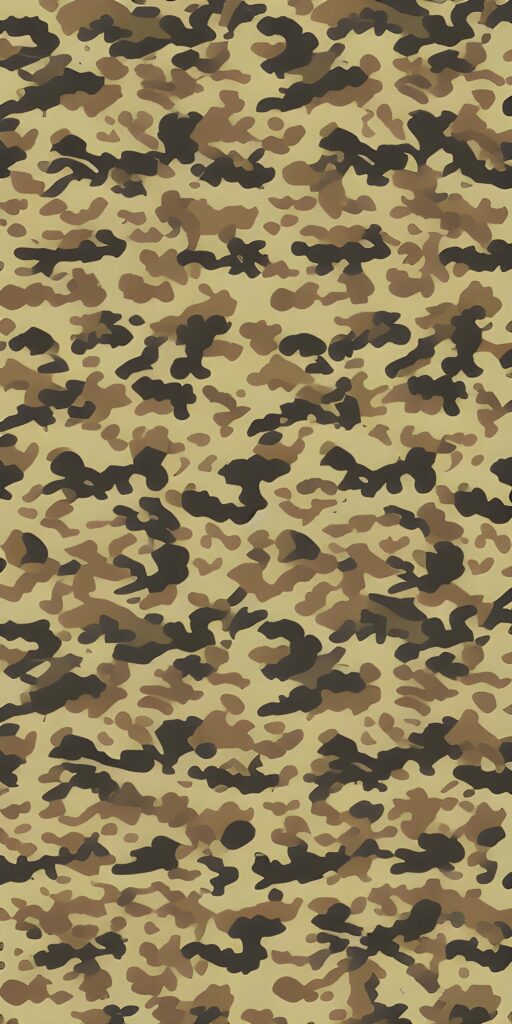 Brown Camouflage Wallpaper: Abstract Design for Earthy Aesthetics