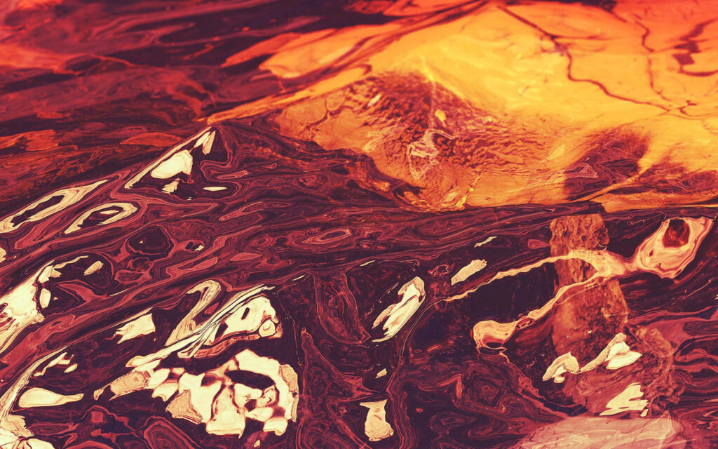 Dynamic Abstract Wallpaper: Earthy Browns & Hints of Maroon/Orange