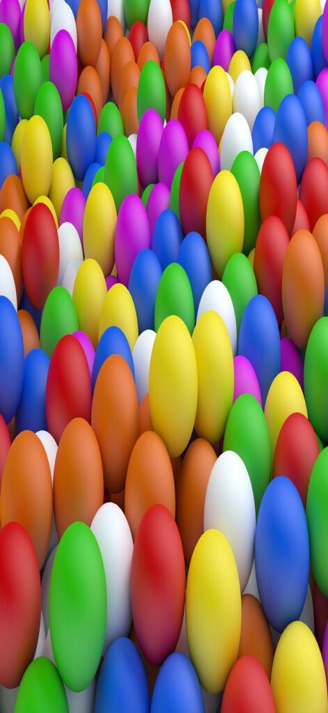 Vibrant Easter Egg Delight: Stunning Seamless Pattern for Your Aesthetic Phone Background Wallpaper