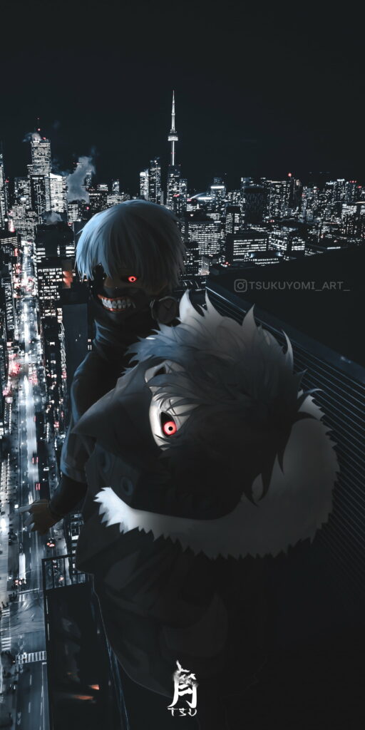 Tokyo Ghoul's Dynamic Duo: Ayato Kirishima & Kaneki Ken Wallpaper