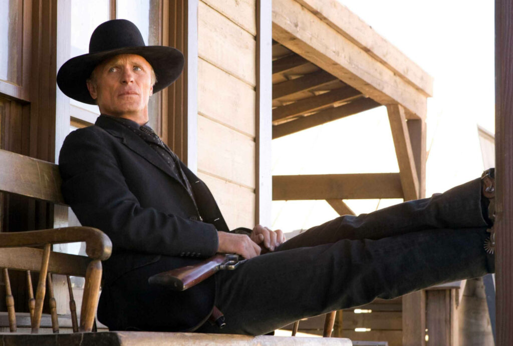 Ed Harris as The Man in Black: Commanding Wallpaper Background
