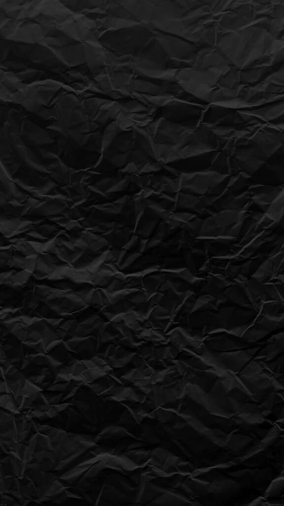 Edgy Black Wrinkled Paper Texture Wallpaper Background