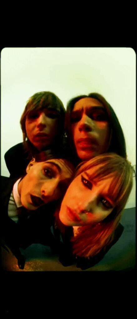 Edgy Maneskin Band Fish-Eye Wallpaper | Creative Photography Background
