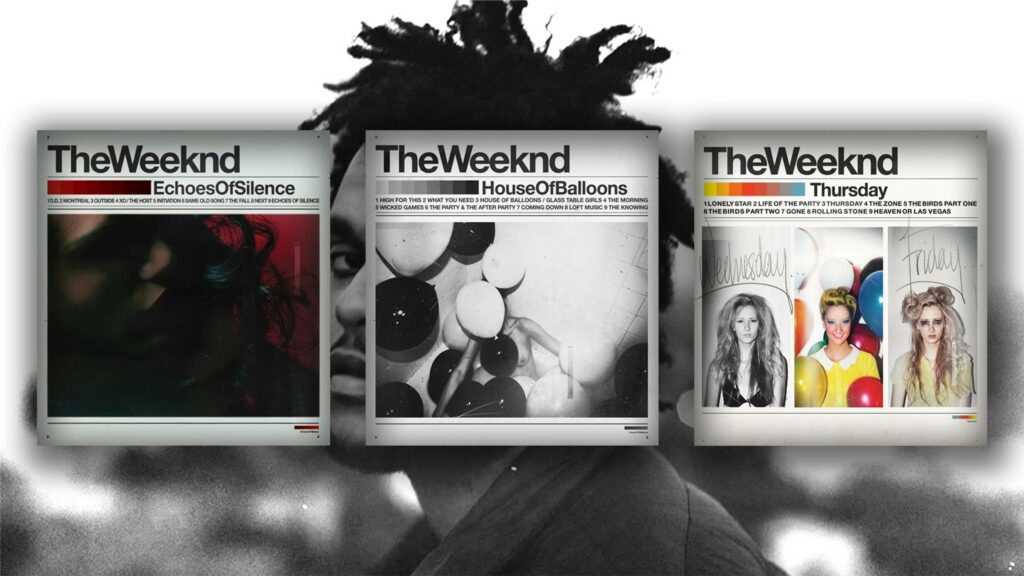 Edgy Wallpaper Featuring The Weeknd's Iconic Mixtape Artwork