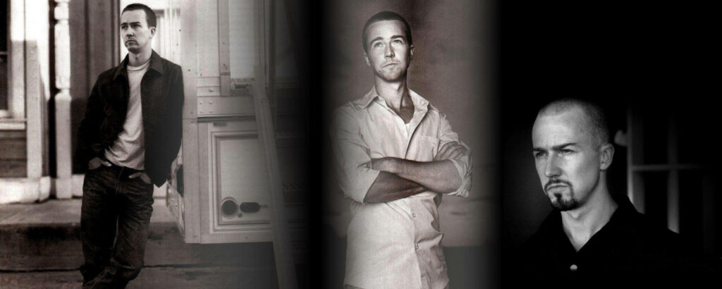 Edward Norton Cinematic Wallpaper: Iconic Characters Showcase