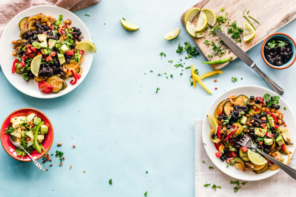 Effortless Healthy Eating: A Visual Guide to Nutritious Meals Wallpaper