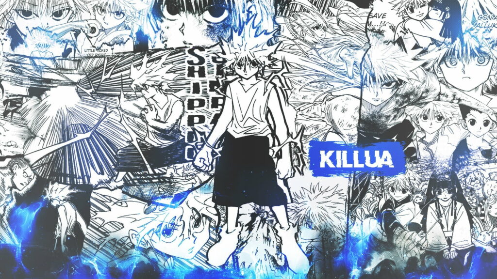 Electric Enigma: HD Wallpaper featuring Killua Zoldyck from Anime Hunter X Hunter