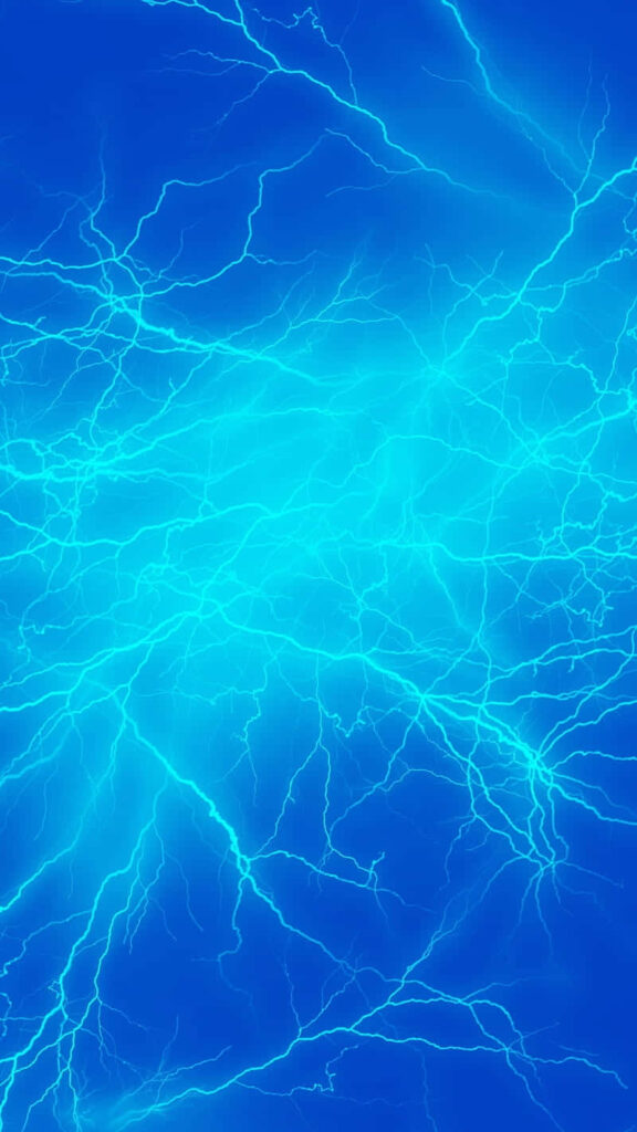Vivid Electric Blue Abstract Wallpaper with Dynamic Energy Patterns