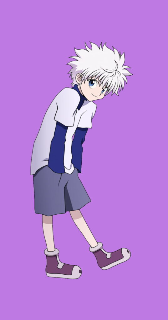 Electric Spark of Hunter x Hunter: Captivating Killua Anime Wallpaper for HD Phone Background