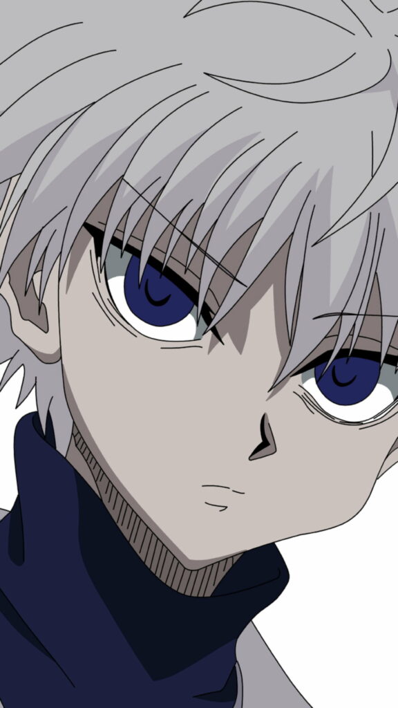 Nen-powered Elegance: A Majestic Killua Zoldyck to grace your HD Phone Wallpaper